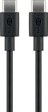 Goobay 51243 USB-kabel USB 2.0 2 m USB C 0,48 Gbit/sek. Sort