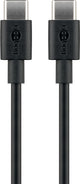 Goobay 51243 USB-kabel USB 2.0 2 m USB C 0,48 Gbit/sek. Sort
