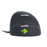 R-Go Tools Ergonomische muis R-Go HE Break met pauzesoftware, medium (handlengte 165-185mm), rechtshandig, bedraad, zwart