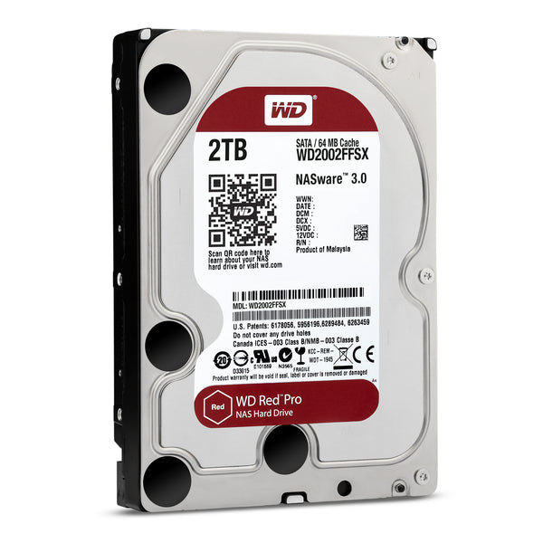 Western Digital Red Pro harddisk 2 TB 7200 rpm 64 MB 3.5" Serial ATA III