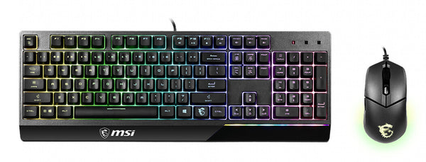 MSI S11-04DE601-CLA tastatur Mus inkluderet Spil USB QWERTZ Tysk Sort