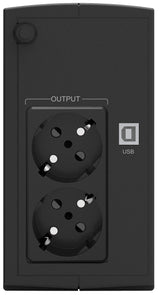 PowerWalker Basic VI 850 SB UPS-enhed Interaktivt indgangsstik 0,85 kVA 480 W 2 AC stikkontakt(er)
