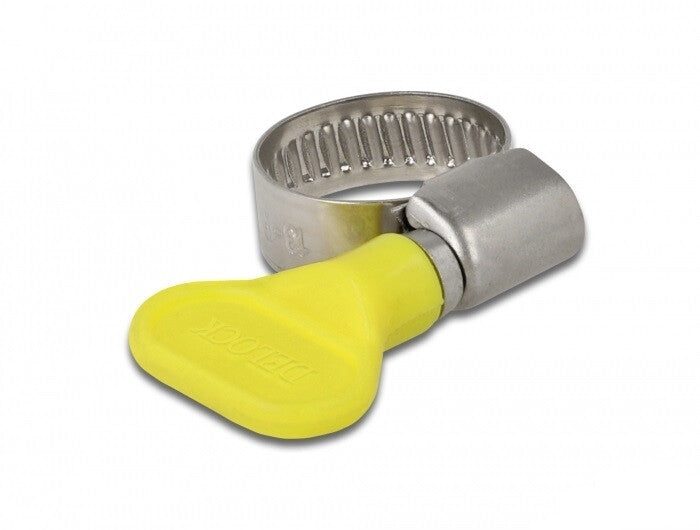 DeLOCK 19419 slangeklemme Gul Skrue (Worm Gear) klemme
