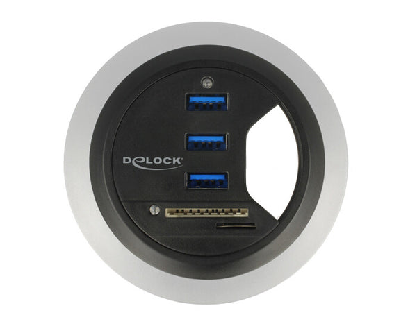DeLOCK 62869 stikkontakt Sort