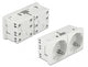 DeLOCK 81325 stikkontakt CEE 7/3 Hvid