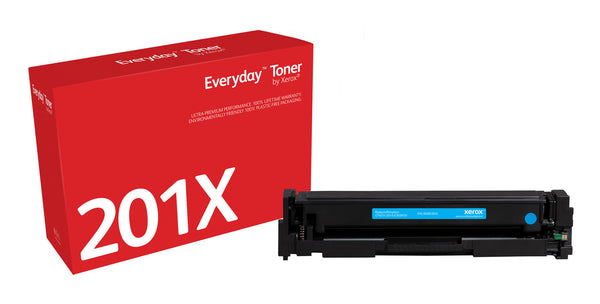 Everyday™ Cyan Toner by Xerox compatible with HP 201X (CF401X), Høj kapacitet