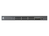 LevelOne GTP-2871 netværksswitch Administreret L3 Gigabit Ethernet (10/100/1000) Strøm over Ethernet (PoE) Grå