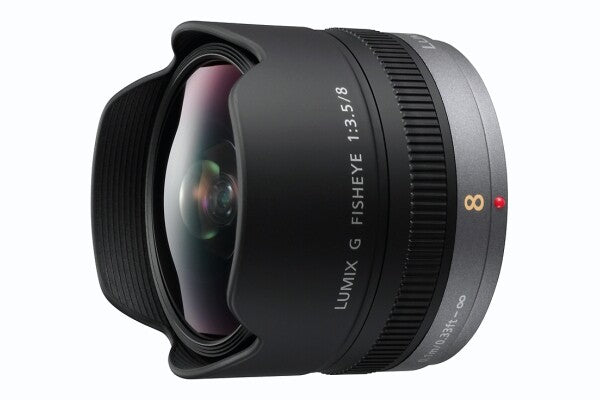 Panasonic H-F008E kameraobjektiv Sort
