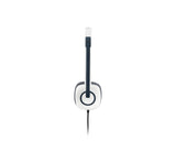 Logitech H150 Headset Ledningsført Kontor/Callcenter Hvid