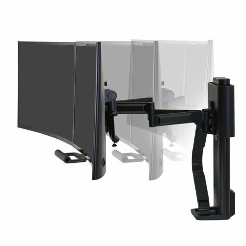 Ergotron TRACE 45-631-224 skærmbeslag og -stativer 68,6 cm (27") Skrivebord Sort