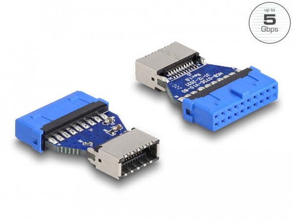 DeLOCK 66233 kabel kønsskifter 20 pin USB 3.0 pin header USB (USB 3.2 Gen 1) key A 20 pin