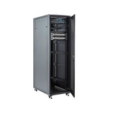 StarTech.com RK4236BKB stativ 42U Fritstående reol Sort