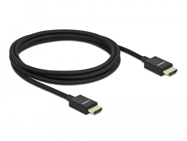 DeLOCK 85385 HDMI-kabel 2 m HDMI Type A (Standard) Sort