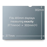 3M PF19.0 48,3 cm (19") Monitor Rammeløst display privatlivsfilter