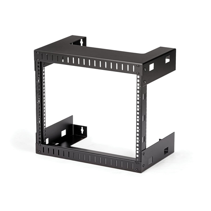StarTech.com RK812WALLO stativ 8U Vægmonteret stativ Sort