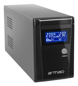 Armac O/650F/LCD UPS-enhed Interaktivt indgangsstik 0,65 kVA 2 AC stikkontakt(er)