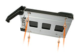 Icy Dock MB994TK-B drive bay panel Opbevaring drev bakke Sort, Sølv