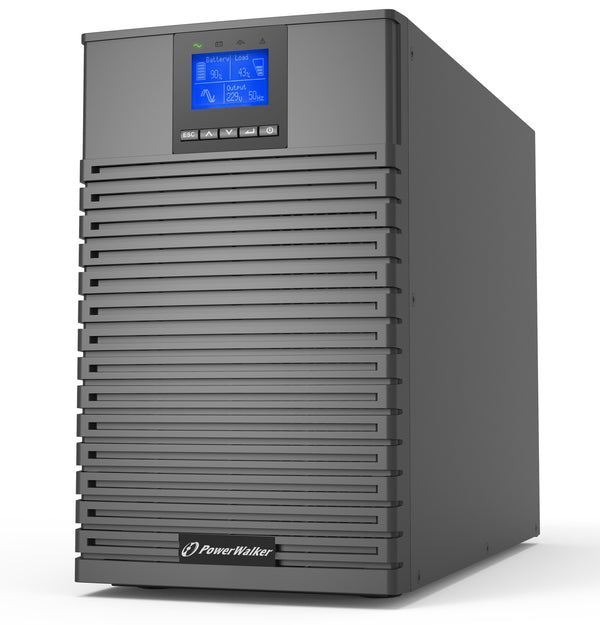 PowerWalker VFI 2000 ICT IoT UPS-enhed Dobbeltkonvertering (online) 2 kVA 2000 W 8 AC stikkontakt(er)