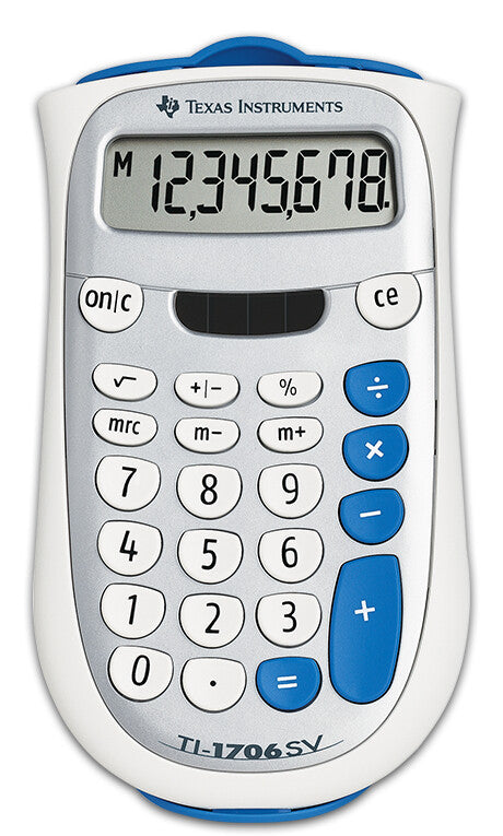 Texas Instruments TI-1706 SV regnemaskine Desktop Skærm Blå, Grå