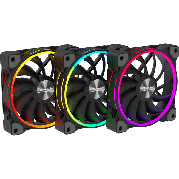 Alpenföhn Wing Boost 3 Computerkabinet, Processor Ventilator 12 cm Sort 3 stk