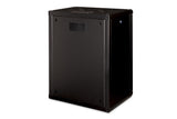 Digitus DN-19 16-U-SW stativ 16U Vægmonteret stativ Sort