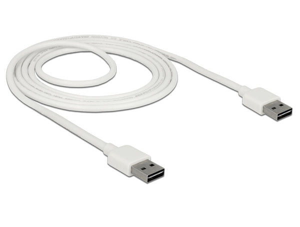 DeLOCK 85194 USB-kabel USB 2.0 2 m USB A 0,48 Gbit/sek. Hvid