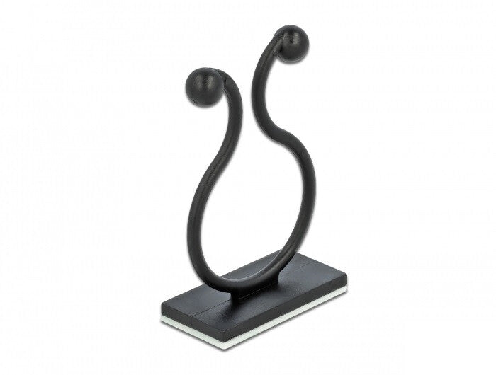 DeLOCK 60176 kabelorganisator Gulv Kabelkrog Sort 10 stk
