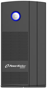 PowerWalker Basic VI 650 SB UPS-enhed Interaktivt indgangsstik 0,65 kVA 360 W 2 AC stikkontakt(er)