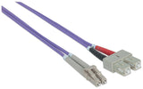 Intellinet 751049 InfiniBand og fiberoptisk kabel 1 m LC SC Violet