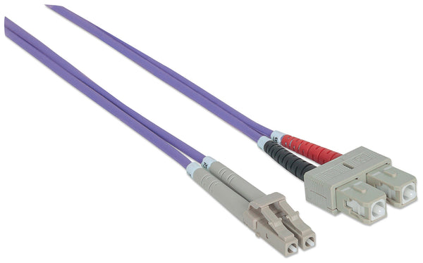 Intellinet 751049 InfiniBand og fiberoptisk kabel 1 m LC SC Violet