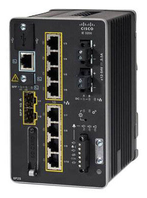 Cisco IE-3200-8P2S-E netværksswitch Administreret L2 Fast Ethernet (10/100) Strøm over Ethernet (PoE) Sort
