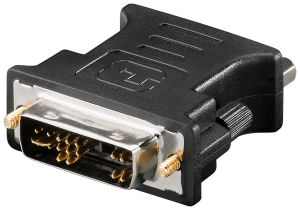 Goobay 69971 kabel kønsskifter DVI VGA Sort