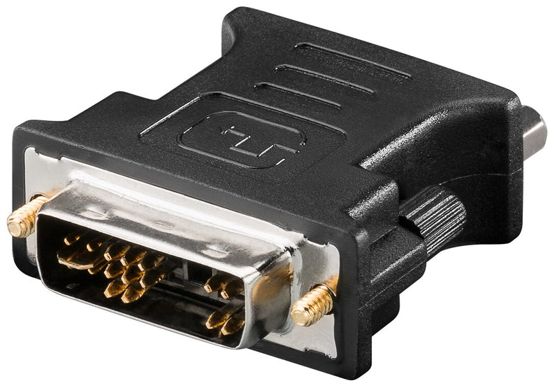 Goobay 69971 kabel kønsskifter DVI VGA Sort