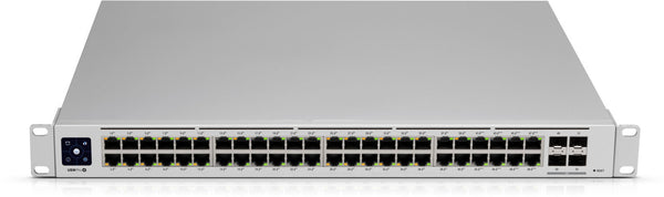 Ubiquiti UniFi USW-PRO-48 netværksswitch Administreret L2/L3 Gigabit Ethernet (10/100/1000) 1U Sølv
