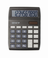 Genie 840 BK regnemaskine Desktop Skærm Sort, Grå