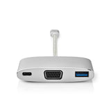 Nedis CCTB64760AL02 dockingstation Aluminium