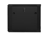Lanberg WF01-6609-10B stativ 9U Vægmonteret stativ Sort
