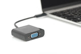 Digitus DA-70853 USB grafisk adapter 1920 x 1080 pixel Sort