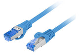 Lanberg PCF6A-10CC netværkskabel Blå 10 m Cat6a S/FTP (S-STP)