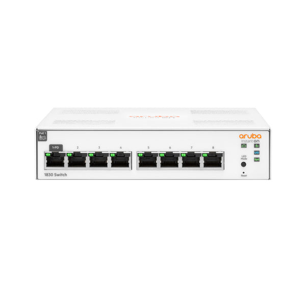 HPE Aruba Networking Aruba Instant On 1830 8G Administreret L2 Gigabit Ethernet (10/100/1000)