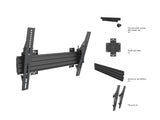 Multibrackets 4054 skærmbeslag til skiltning 165,1 cm (65") Sort