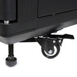 StarTech.com RK1236BKF stativ 12U Fritstående reol Sort