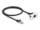 DeLOCK 87110 netværkskabel Sort, Hvid 0,5 m Cat6a S/FTP (S-STP)