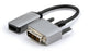 Prokord VA-DVI-HDMI videokabel adapter DVI-D Sort, Grå