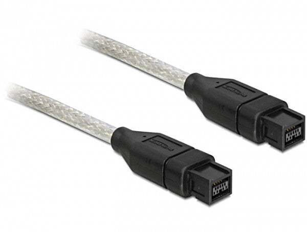 DeLOCK FireWire B/B, 1.0m 1 m Grå