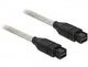 DeLOCK FireWire B/B, 1.0m 1 m Grå