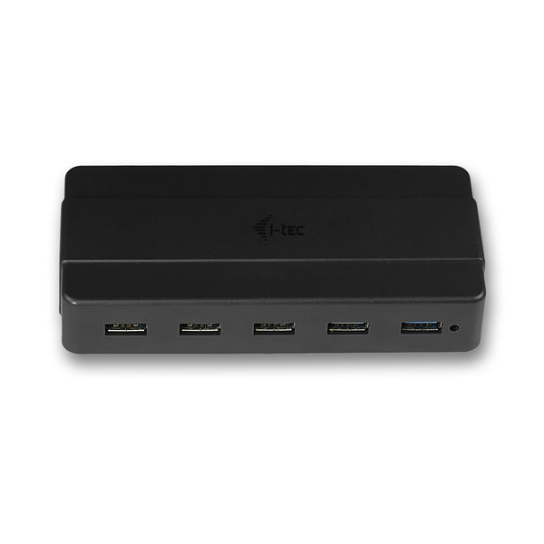 i-tec U3HUB742 interface hub USB 3.2 Gen 1 (3.1 Gen 1) Type-B 5000 Mbit/s Sort