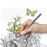 Staedtler 308 SB6P fineliner Sort 6 stk