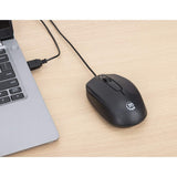 Manhattan 190190 mus Kontor Ambidextrous USB Type-A Optisk 1000 dpi