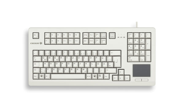 CHERRY TouchBoard G80-1190 tastatur Universel USB QWERTZ Tysk Grå
